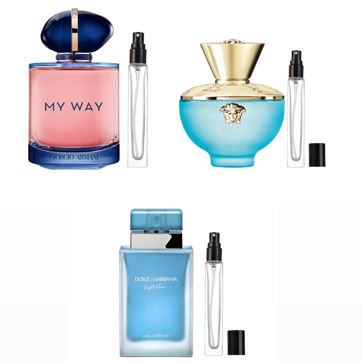 Combo Uso Diario (3 decants femeninos) ENVIO GRATIS