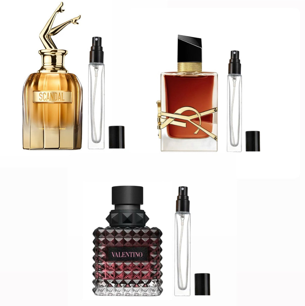 Combo Uso Nocturno (3 decants femeninos) ENVIO GRATIS